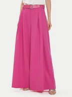 Spodnie damskie - Imperial Spodnie palazzo P3U0HIC Różowy Relaxed Fit - miniaturka - grafika 1