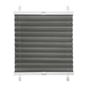 Rolety - Roleta plisowana 80 x 150 cm grafit - miniaturka - grafika 1