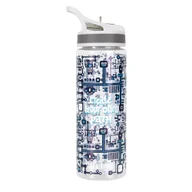 Bidony dla dzieci - STRIGO BIDON SPORTOWO SZKOLNY W ROBOTY 600ml - miniaturka - grafika 1
