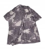 Bluzki damskie - Elegancka bluzka damska w kwiaty GAP L - miniaturka - grafika 1