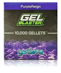 Kulki żelowe Gel Blaster Gellets - Purple 10 000 szt. - Zabawki militarne - miniaturka - grafika 1