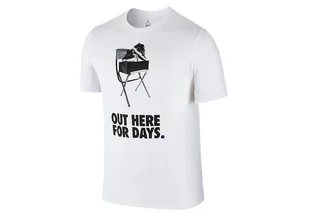 Nike Air Jordan 11 Retro Camp'D Out Tee White - Koszulki męskie - miniaturka - grafika 1