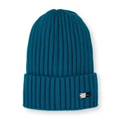 Czapki damskie - Damska czapka z gęstym splotem prosta - miniaturka - grafika 1