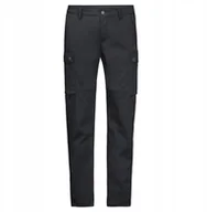 Spodnie sportowe męskie - Jack Wolfskin Arctic Road Cargo Pants U 1505761-6350 Czarne 54 - miniaturka - grafika 1