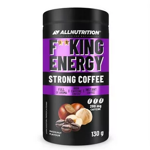 Allnutrition, kawa rozpuszczalna o smaku orzecha laskowego F**king Delicious, 130 g - Kawa - miniaturka - grafika 1