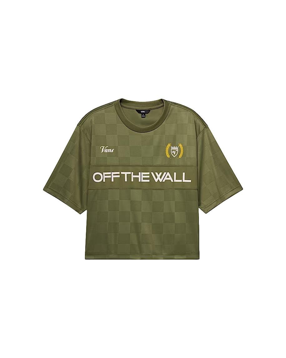 T-shirt Damski VANS Stevies Sports Jersey Loden Green VN000M9DZBF1 M