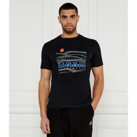 Koszulki męskie - Napapijri T-shirt S-BUTI SS 941 Regular Fit - miniaturka - grafika 1