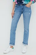 Spodnie damskie - Pepe Jeans jeansy damskie high waist - miniaturka - grafika 1
