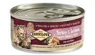 Mokra karma dla kotów - Karma mokra dla kociąt CARNILOVE Turkey & Salmon, 100 g - miniaturka - grafika 1