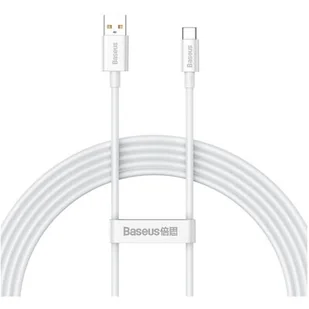 Kabel USB do USB-C Baseus Superior 100W 2m (biały) - Kable - miniaturka - grafika 1