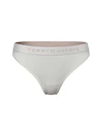 Majtki damskie - Tommy Hilfiger Stringi Kobiety Sztuczne włókno biały jednolity, S - miniaturka - grafika 1