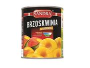 Owoce w puszkach i słoikach - LEVANT Brzoskwinie połówki 850 ml Sandra - miniaturka - grafika 1
