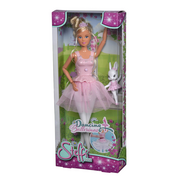 Lalki dla dziewczynek - Steffi Love - Lalka Steffi tańcząca balerina z królikiem - miniaturka - grafika 1