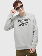 Bluzy męskie - Bluza bez kaptura męska Reebok Identity Big 100050273 S Szara (4066751179934) - miniaturka - grafika 1
