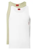 Koszulki męskie - HUGO Komplet 2 tank topów 50469778 Kolorowy Slim Fit - miniaturka - grafika 1