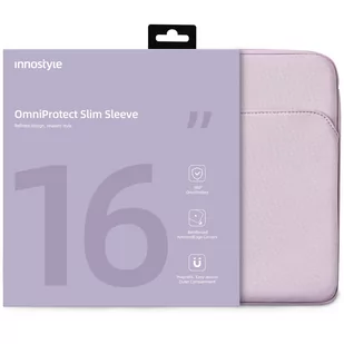 INNOSTYLE TORBA NA LAPTOPA 16" WODOODPORNA ETUI OMNIPROTECT SLIM FIOLETOWA - Torby na laptopy - miniaturka - grafika 1