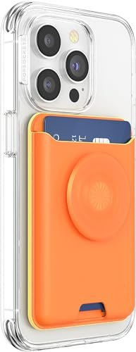 PopSockets Softgoods Portfel na telefon z rozszerzanym uchwytem i pierścieniem adaptera do MagSafe, uchwyt na kartę telefonu, kompatybilny z bezprzewodowym ładowaniem, portfel kompatybilny z MagSafe®