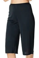 Bielizna nocna - Klasyczne Półhalkospodnie Damskie Tamara Czarny 36 - miniaturka - grafika 1