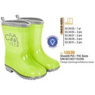Buty dla dziewczynek - Kalosze Dziecięce Cool Kids Kolor Zielony - miniaturka - grafika 1