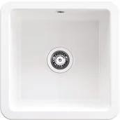 Zlewozmywaki - Deante Zlewozmywak ceramiczny 1-komorowy Lumi biały ZCU_610B - miniaturka - grafika 1