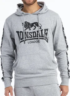 Bluza LONSDALE SCOUSBURGH szara kaptur-XL - Bluzy męskie - miniaturka - grafika 1