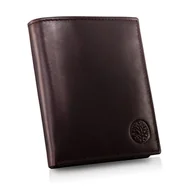 Portfele - Betlewski, Portfel skórzany męski, brązowy - miniaturka - grafika 1