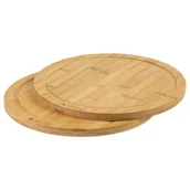 Deski do krojenia - AMBITION Zestaw desek do krojenia bambusowych Pezzi 2-elementowy okrągły - miniaturka - grafika 1