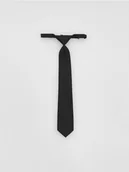 Krawaty i muchy męskie - Reserved - Klasyczny krawat - czarny - miniaturka - grafika 1