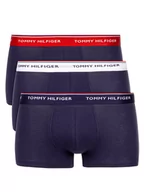 Majtki męskie - Tommy Hilfiger Komplet 3 par bokserek 3P Lr Trunk 1U87903841 Granatowy - miniaturka - grafika 1