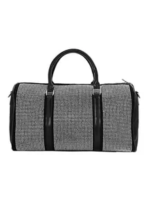 faina Torebka damska Clutch, srebrny czarny, jeden rozmiar - Torebki damskie - miniaturka - grafika 1