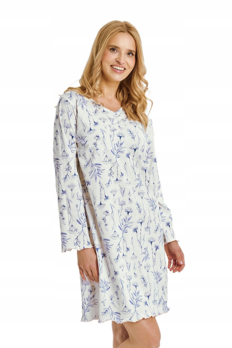 TARO KOSZULA NOCNA CAROLINE 3455 L BIAŁY
