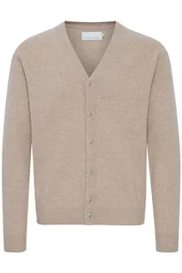 CASUAL FRIDAY Cfkarl Lambswool kardigan męski kardigan, 1713121/Silver Mink Melange, L - Swetry męskie - miniaturka - grafika 1