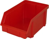 Pojemniki przemysłowe - Artech Pojemnik warsztatowy z polipropylenu standardowego, wym. 314 x 202 x 148 mm czerwony - miniaturka - grafika 1