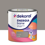 Farby wewnętrzne - Dekoral Farba Energia Barw Szary świt 2.5 l - miniaturka - grafika 1
