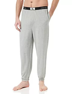 Calvin Klein Męskie spodnie do joggingu, szary, L - Spodenki męskie - miniaturka - grafika 1