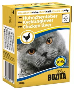 BOZITA Cat Wątróbka Drobiowa W Galaretce 370g - Mokra karma dla kotów - miniaturka - grafika 3