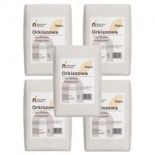 Naturalnie Zdrowe Mąka orkiszowa jasna typ 700 Zestaw 5 kg - Mąka - miniaturka - grafika 1