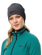Czapki damskie - Jack Wolfskin Real Stuff czapka beanie Ebony One Size - miniaturka - grafika 1