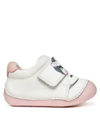 Buty dla dziewczynek - Geox Sneakersy B Tutim B3540B 00085 C0674 Biały - miniaturka - grafika 1