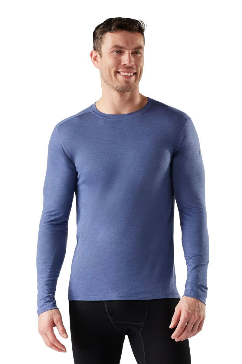 Smartwool Koszulka termoaktywna męska Classic All-Season Merino Base Layer Crew Boxed niebieska M