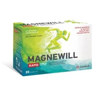 Witaminy i minerały - Suplement diety, MAGNEWILL Rapid 375mg cytrynowo - ananasowy 20 saszetek - miniaturka - grafika 1