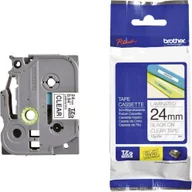 Etykiety do drukarek - Brother taśma bezbarwna TZ-151 nadruk czarny - miniaturka - grafika 1