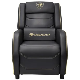 Cougar Ranger S Royal Gamingowa do 160kg Skóra ECO Czarno-żółty - Fotele gamingowe - miniaturka - grafika 1