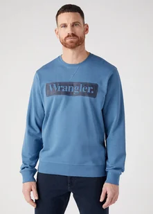 Męska bluza nierozpinana Wrangler SEASONAL CREW XXL - Bluzy męskie - miniaturka - grafika 1