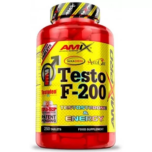 AMIX Testo F-200 250tabs - Boostery testosteronu - miniaturka - grafika 1