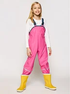 Spodnie i spodenki dla chłopców - Playshoes Spodnie materiałowe 405424 D Różowy - miniaturka - grafika 1