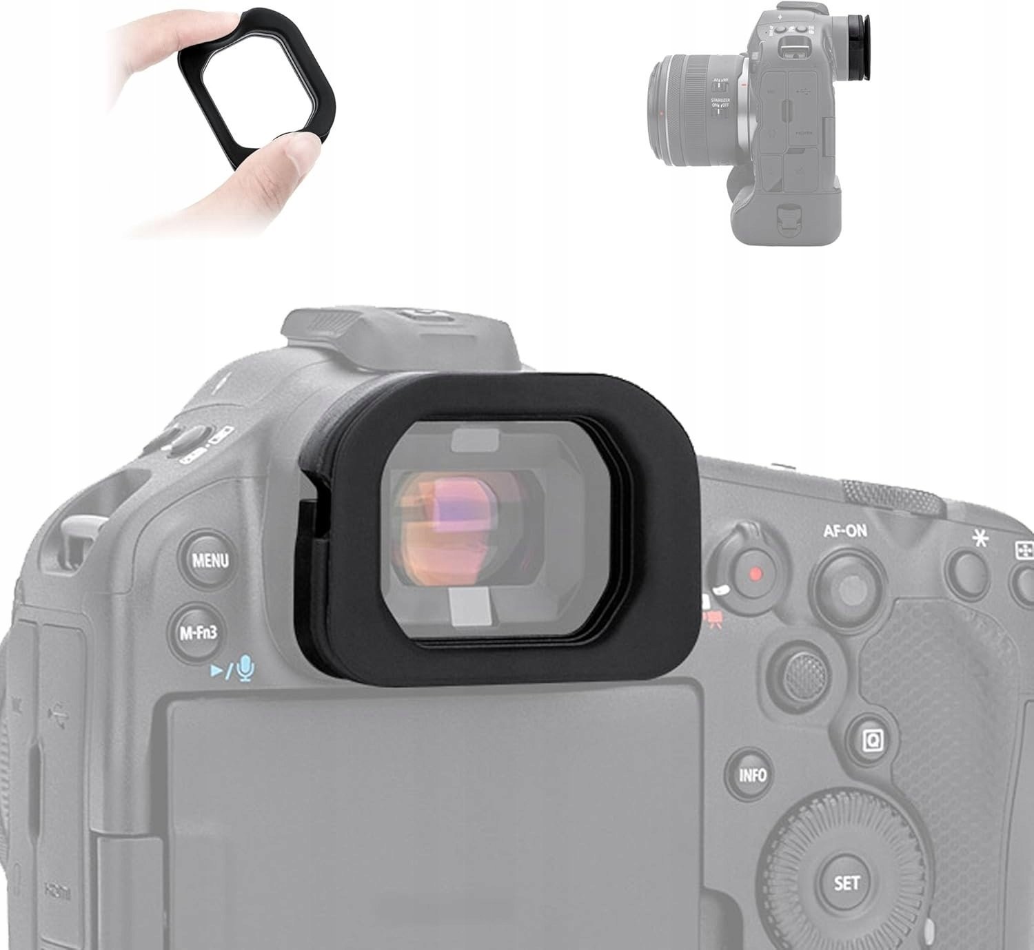 Muszla oczna JJC EC-R1 zamiennik Canon ER-I