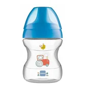Kubki dla dzieci - MAM Learn to drink kubek niekapek niebieski 6m+, 190 ml -> Wysyłka 8,90 - odbiór w Żabce - miniaturka - grafika 1
