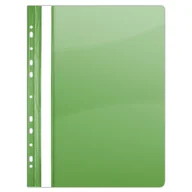 Teczki i skoroszyty - skoroszyt donau, pvc, a4, twardy, 150/160mikr., wpinany, zielony, 10 szt. - miniaturka - grafika 1