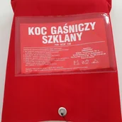 Gaśnice - KOC GAŚNICZY Z TORBĄ 120x180 - miniaturka - grafika 1